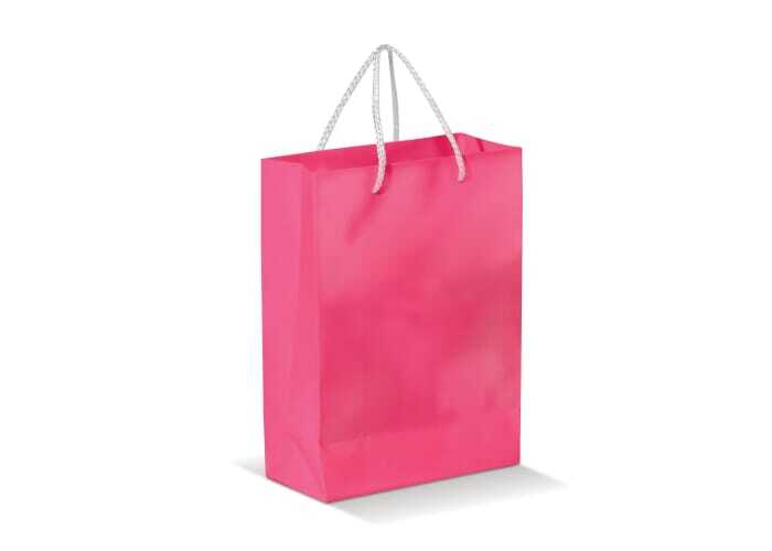 bb trading werbeartikel ag - Tragtasche aus laminiertem Papier 30 x 40 cm mit Seilgriffen