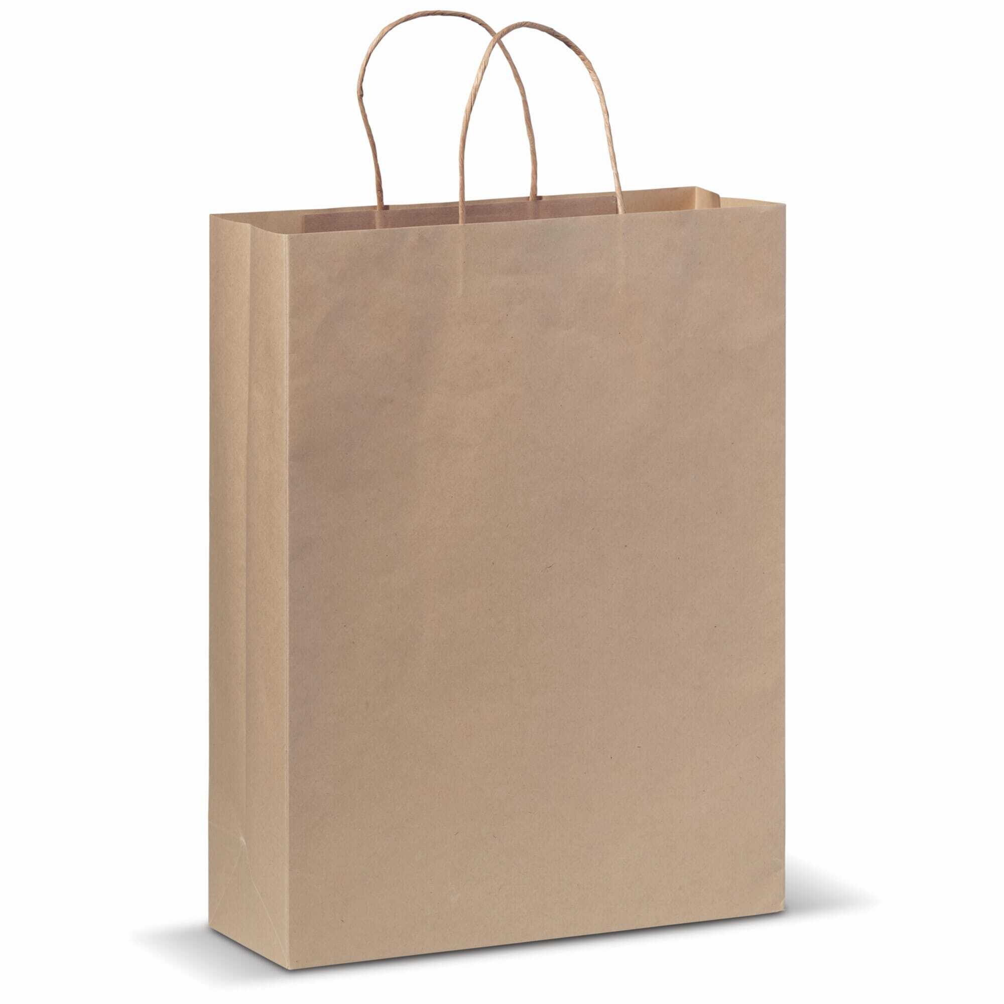 bb trading werbeartikel ag - Tragtasche aus FSC-Kraftpapier 100 g/m² 32 x 41 cm Made in EU