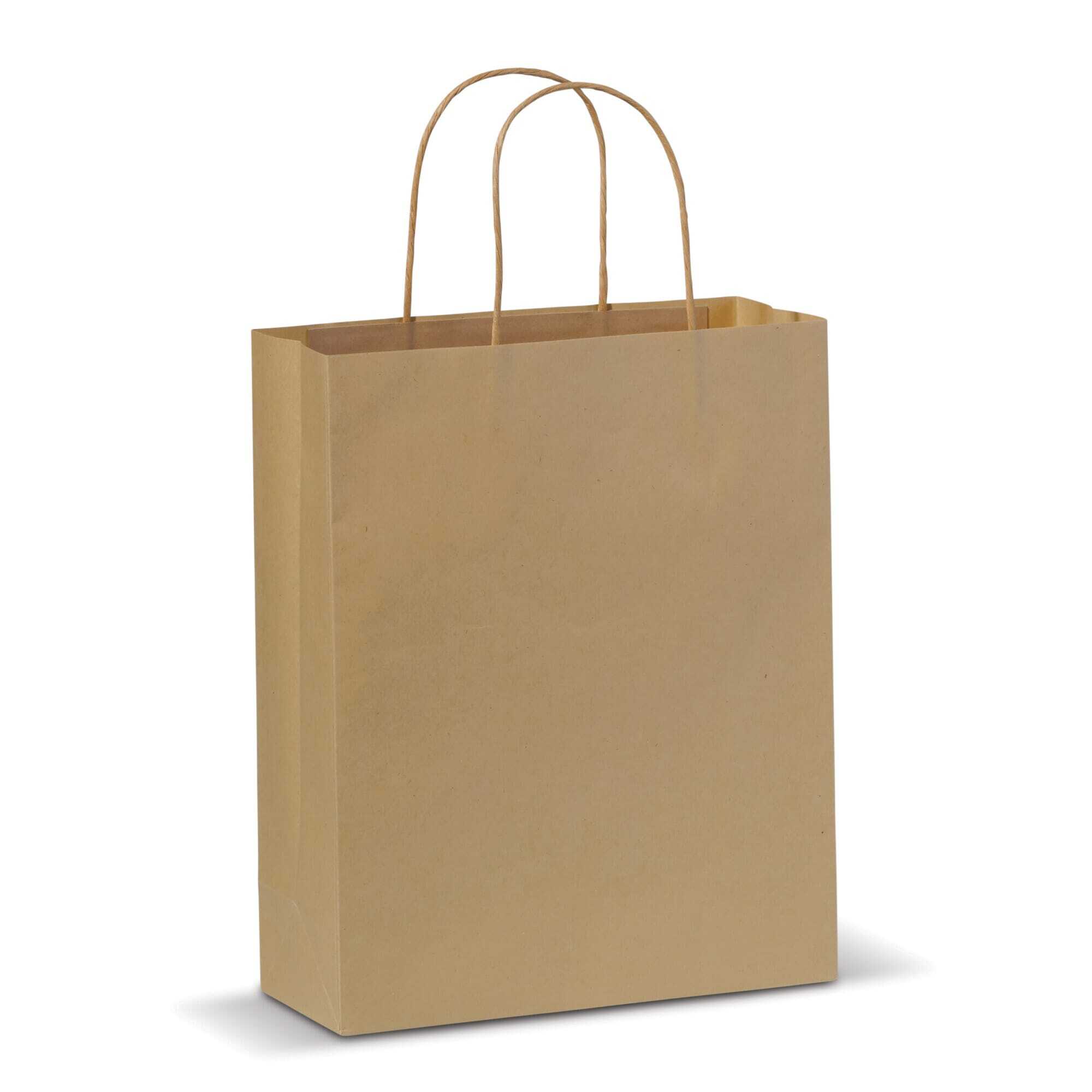 bb trading werbeartikel ag - Sac de transport en papier FSC 120 g/m² 24 x 45 cm