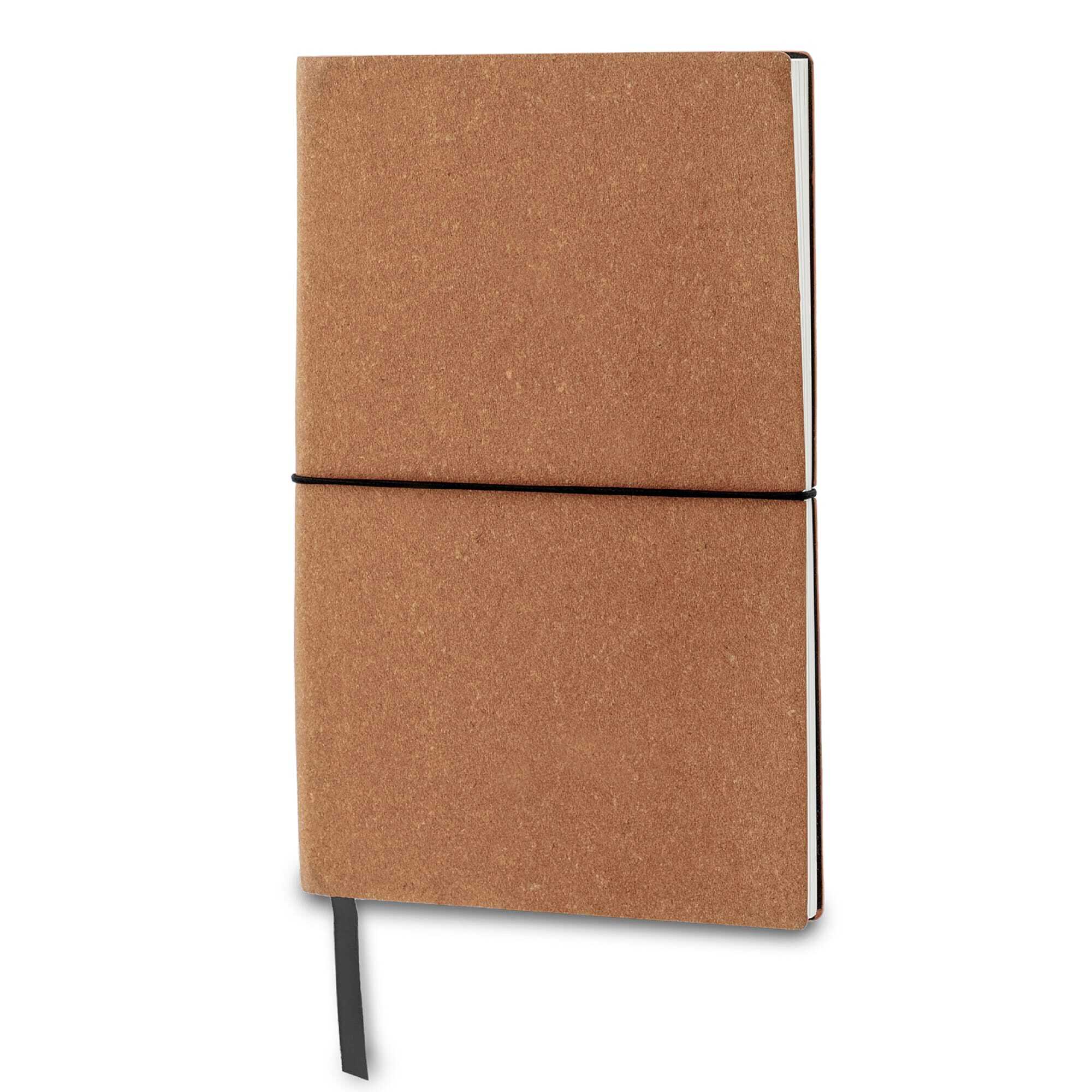 bb trading werbeartikel ag - Notizbuch A5 Softcover aus recyceltem Leder 160 Seiten blanko