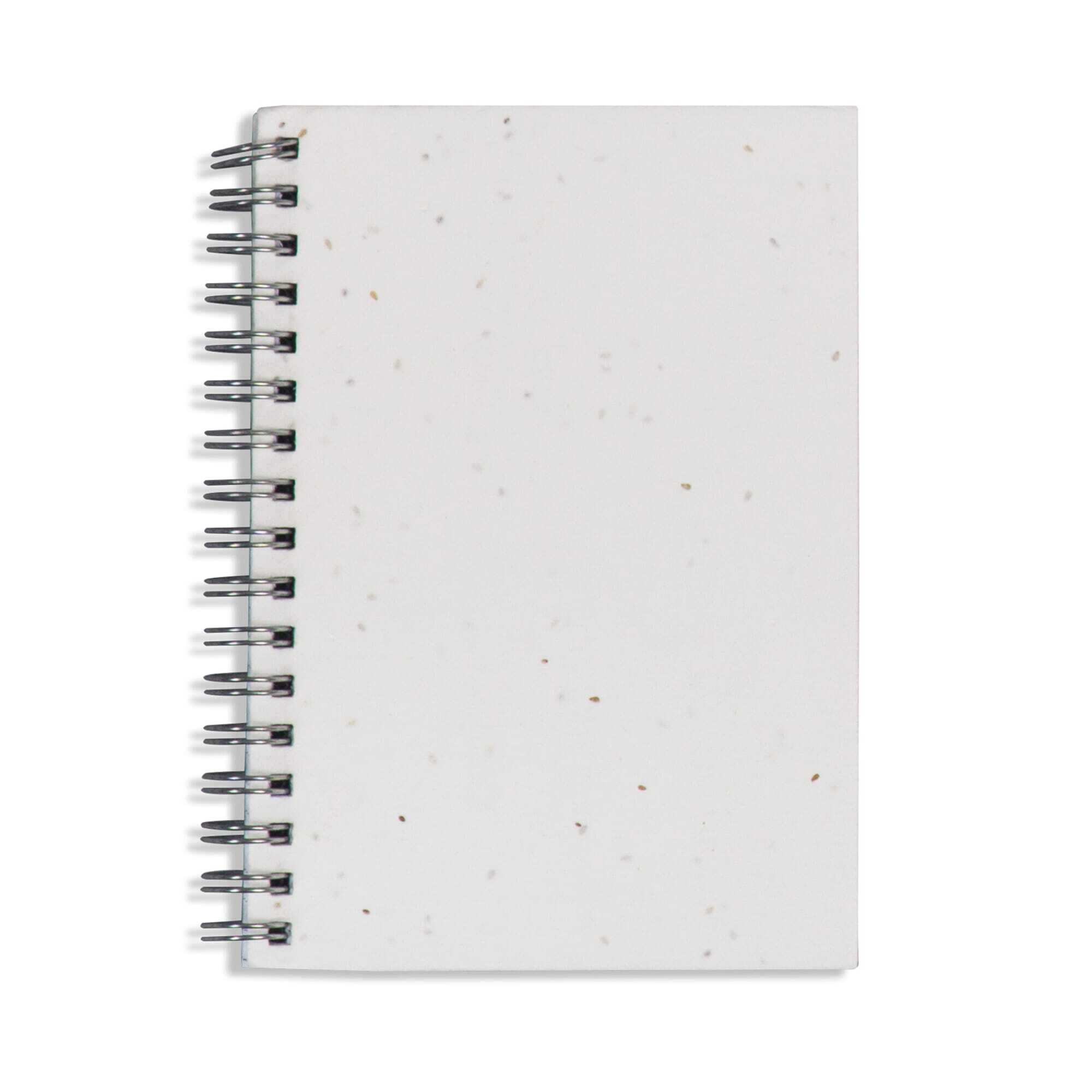 bb trading werbeartikel ag - Notizbuch A6 Softcover aus Samen- und Recyclingpapier 100 Seiten kariert