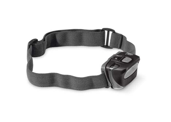 bb trading werbeartikel ag - Plastic LED headlamp adjustable in size incl. batteries