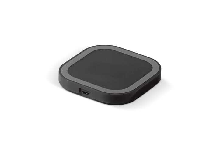 bb trading werbeartikel ag - Wireless Ladegerät aus Kunststoff 5W für alle Qi-fähigen Geräte