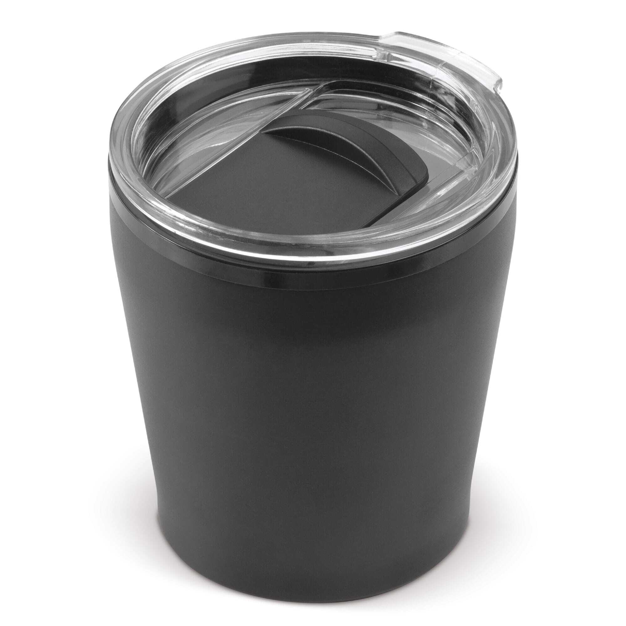 bb trading werbeartikel ag - Gobelet isolant en acier inoxydable 180 ml avec couvercle anti-fuite