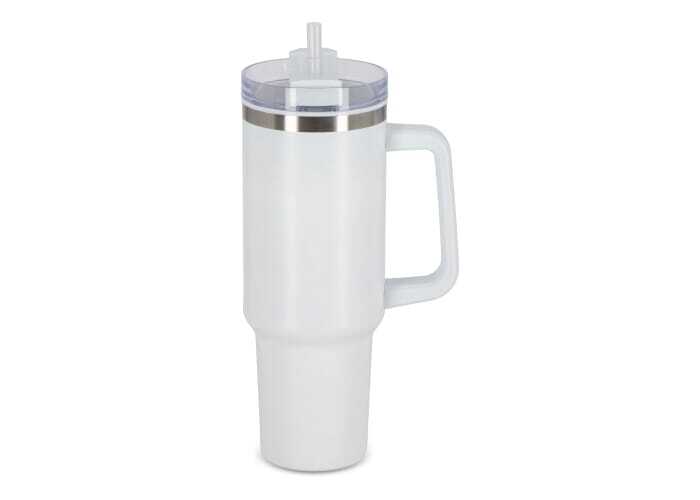 bb trading werbeartikel ag - Insulated mug made from recycled stainless steel and plastic 1200 ml