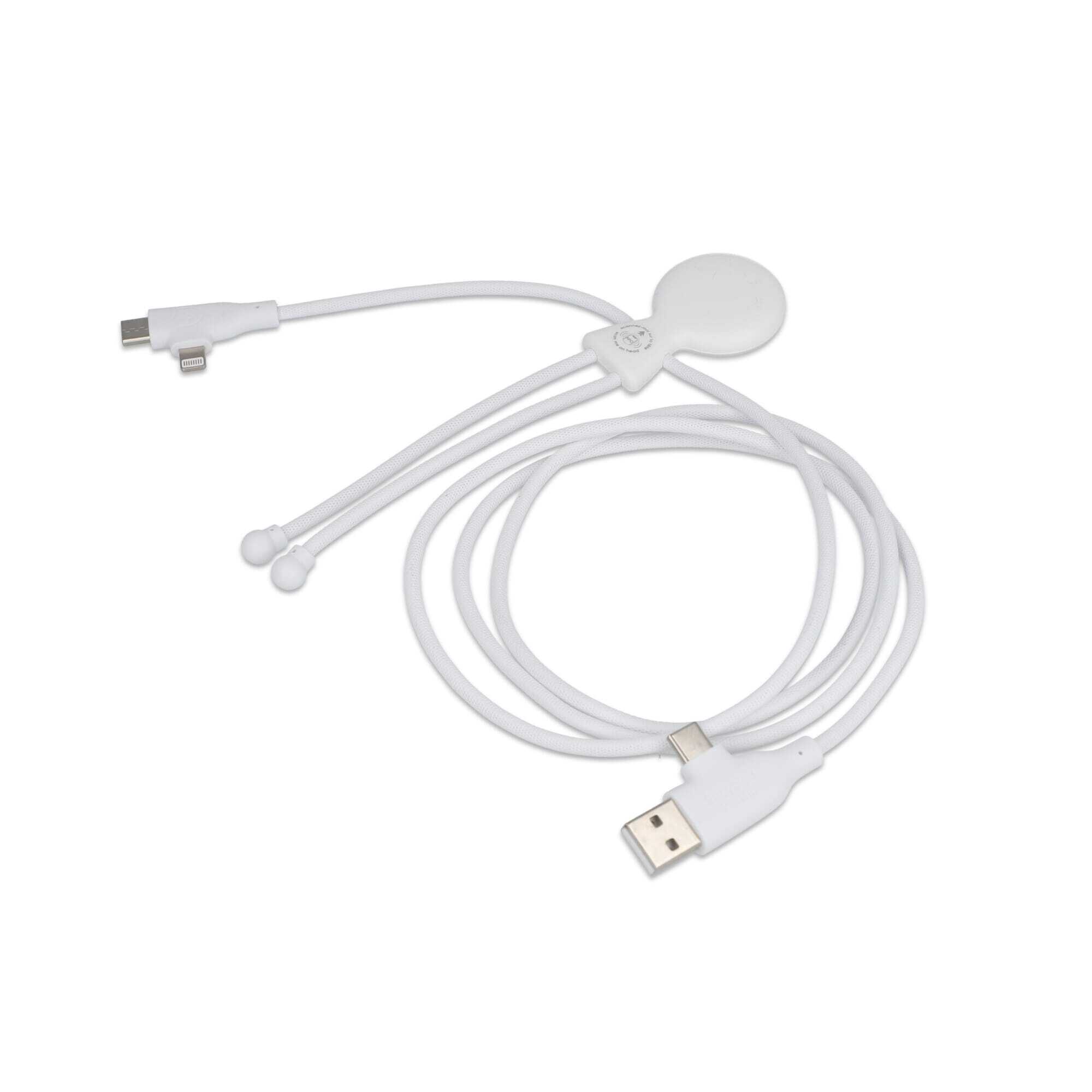 bb trading werbeartikel ag - Xoopar USB charging cable Mr. Bio Long 60W PD made from recycled plastic