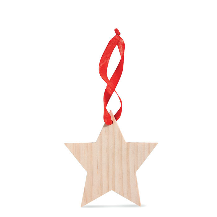 bb trading werbeartikel ag - Pendentif étoile en bois