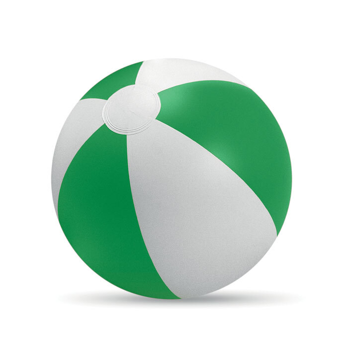 bb trading werbeartikel ag - Wasserball aus PVC Ø 23,5 cm mit bunten Streifen