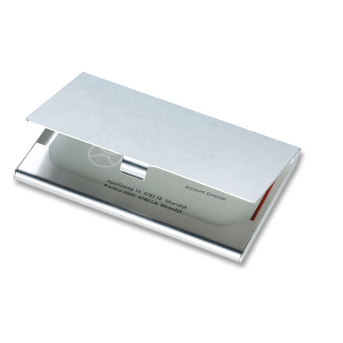 bb trading werbeartikel ag - Visitenkartenetui aus Aluminium 9 x 6 cm