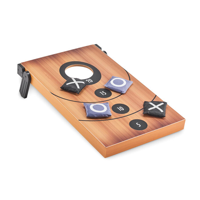 bb trading werbeartikel ag - Sandbag throwing game made of wood fiber 51 x 31 x 3.8 cm