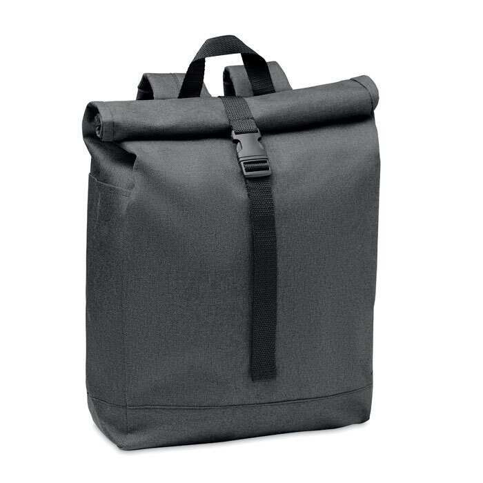 bb trading werbeartikel ag - Sac à dos Rolltop en PET recyclé 28 x 50 cm 5,8 l
