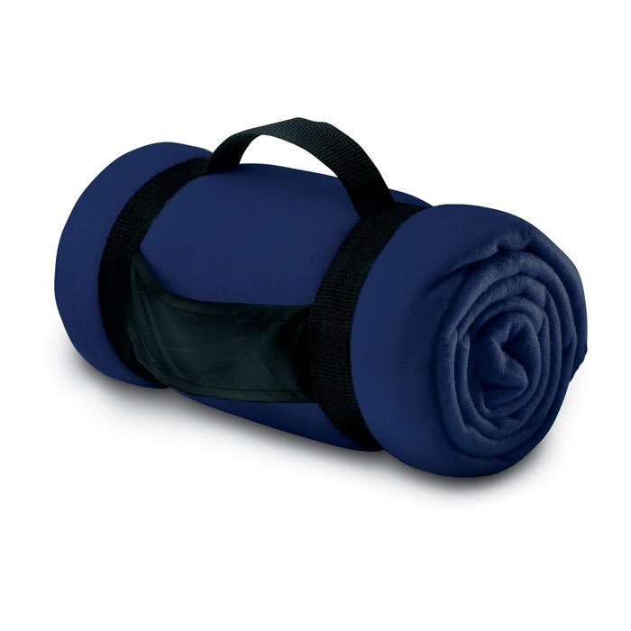 bb trading werbeartikel ag - Fleecedecke aus PET 180 g/m² 150 x 120 cm mit Tragegriff