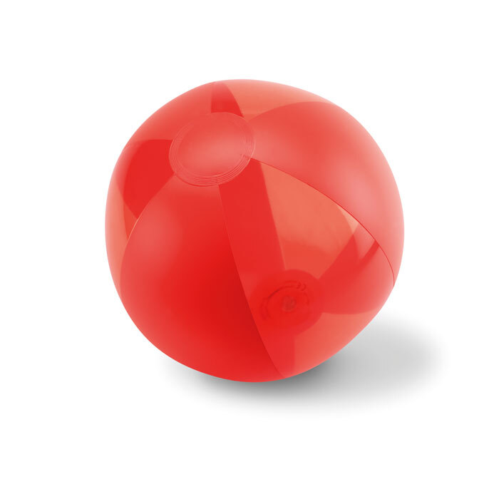 bb trading werbeartikel ag - Wasserball aus PVC Ø 24 cm mit transparenten und durchgefärbten Segmenten