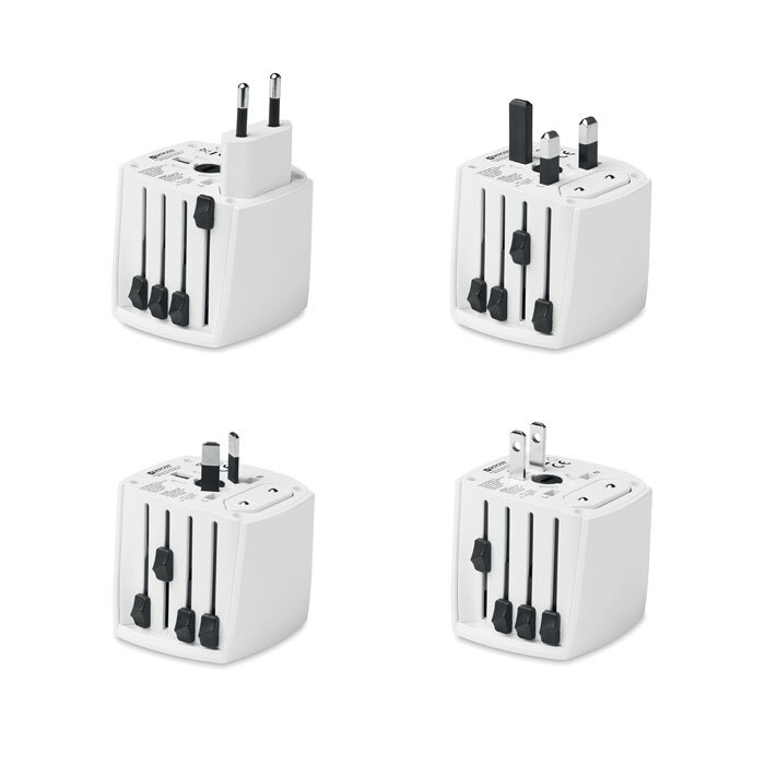 bb trading werbeartikel ag - Adaptateur de voyage universel bipolaire