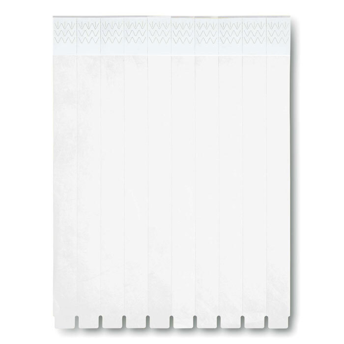 bb trading werbeartikel ag - Event wristband sheet made of Tyvek, 10 pieces each