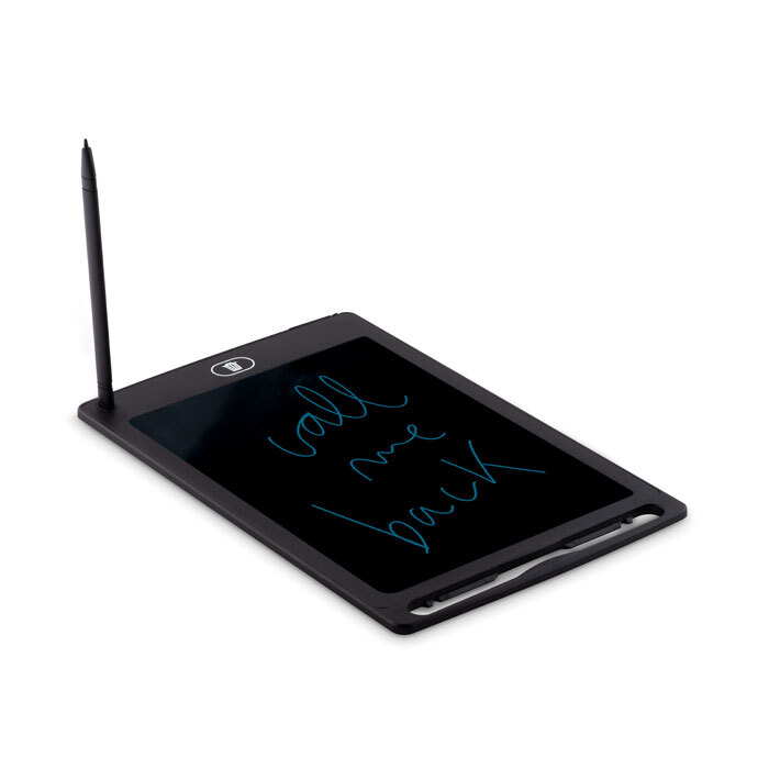 bb trading werbeartikel ag - LCD Schreibtafel mit Stylus aus Kunststoff 14,5 x 22,5 x 5,5 cm