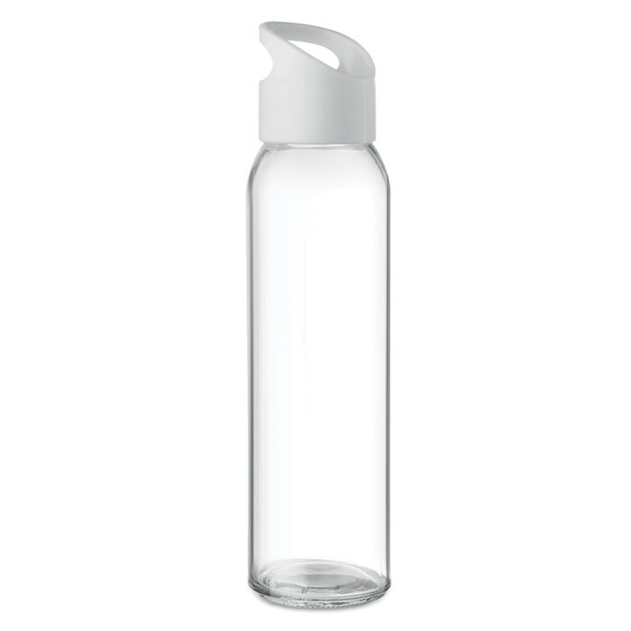 bb trading werbeartikel ag - Trinkflasche aus Glas 0,47 l mit Deckel aus Kunststoff