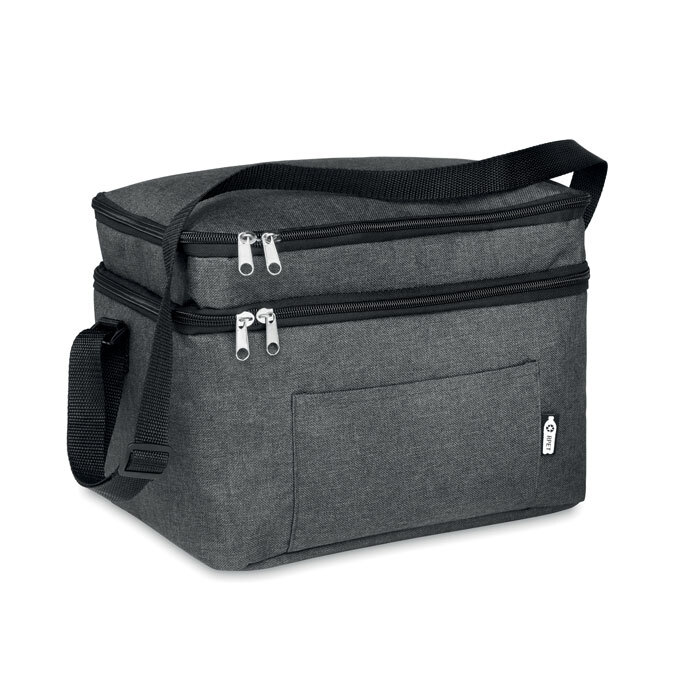 bb trading werbeartikel ag - Kühltasche aus recyceltem PET 3 l 30 x 20 x 25 cm mit 2 geräumigen Fächern