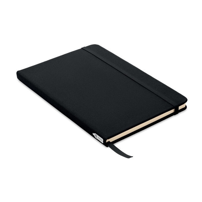 bb trading werbeartikel ag - Notizbuch A5 Hardcover aus recyceltem PET 160 Seiten recyceltes Papier liniert