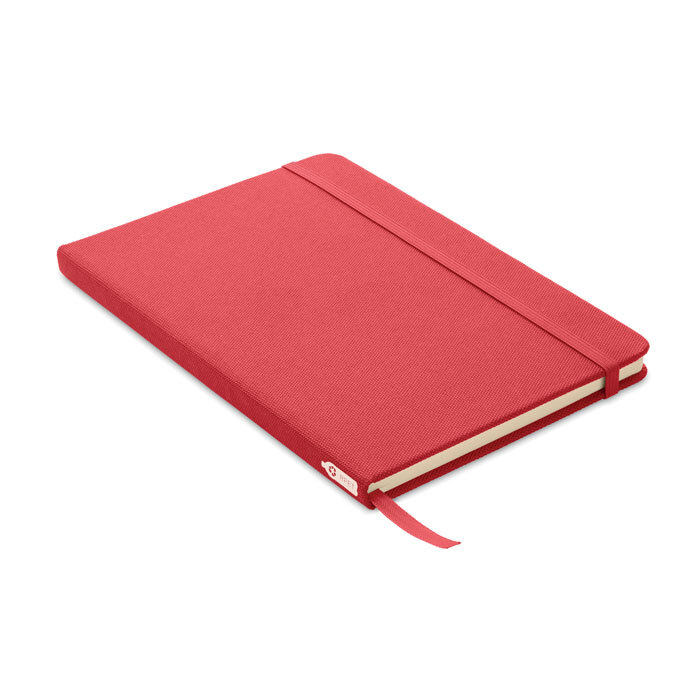 bb trading werbeartikel ag - Notebook A5 hardcover made from recycled PET 160 pages recycled paper lined