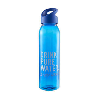 Trinkflasche aus Tritan auslaufsicher geeignet für Kohlensäure 0,65 l Made in Germany mit Logo bedrucken