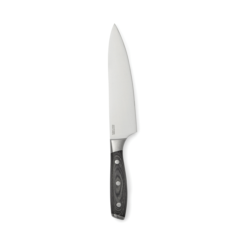 bb trading werbeartikel ag - Couteau de cuisine Vinga en acier inoxydable/bois 30 cm de long