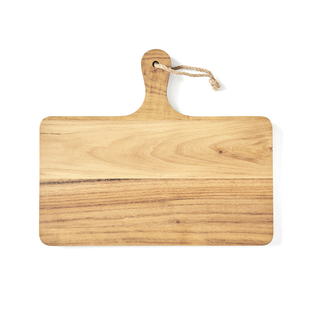 bb trading werbeartikel ag - Vinga cutting/serving board made of FSC teak 29 x 34 cm