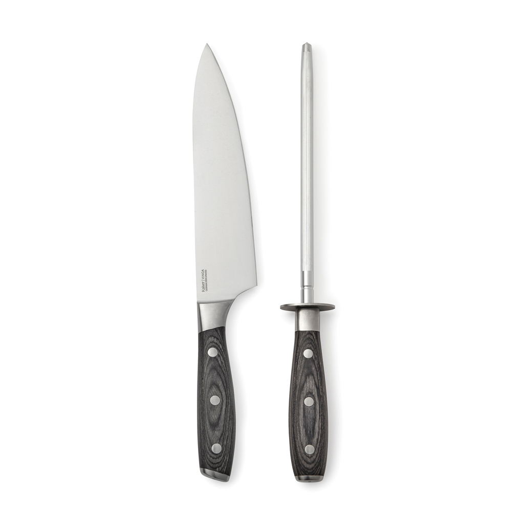 bb trading werbeartikel ag - Vinga stainless steel chef's knife and sharpening steel set