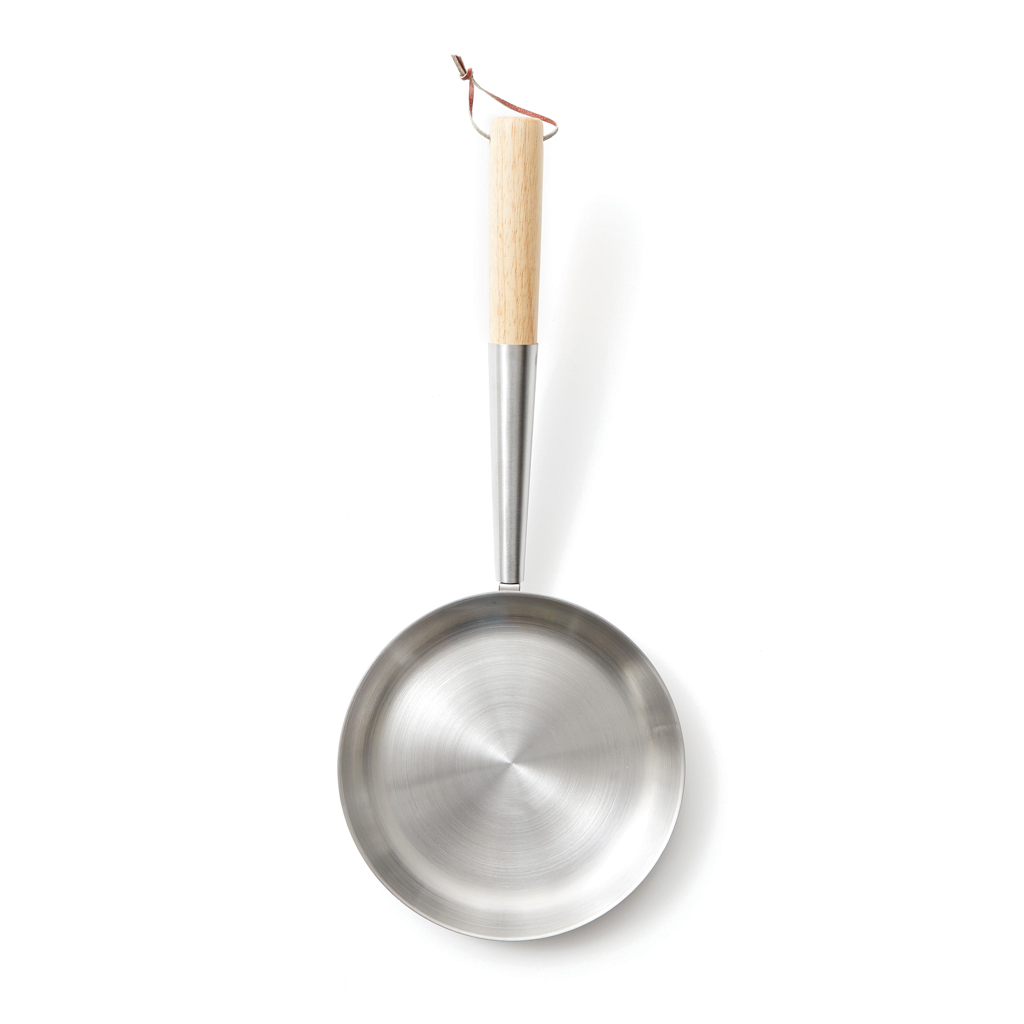 bb trading werbeartikel ag - Vinga outdoor pan made of stainless steel and wood in polyester bag