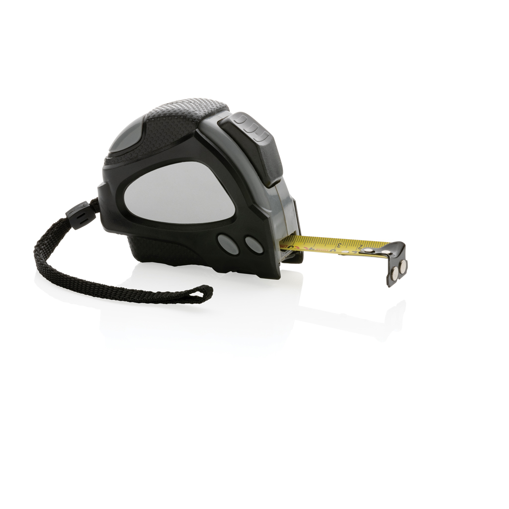 bb trading werbeartikel ag - Roll tape measure made from recycled plastic 5 meter auto-stop tape measure