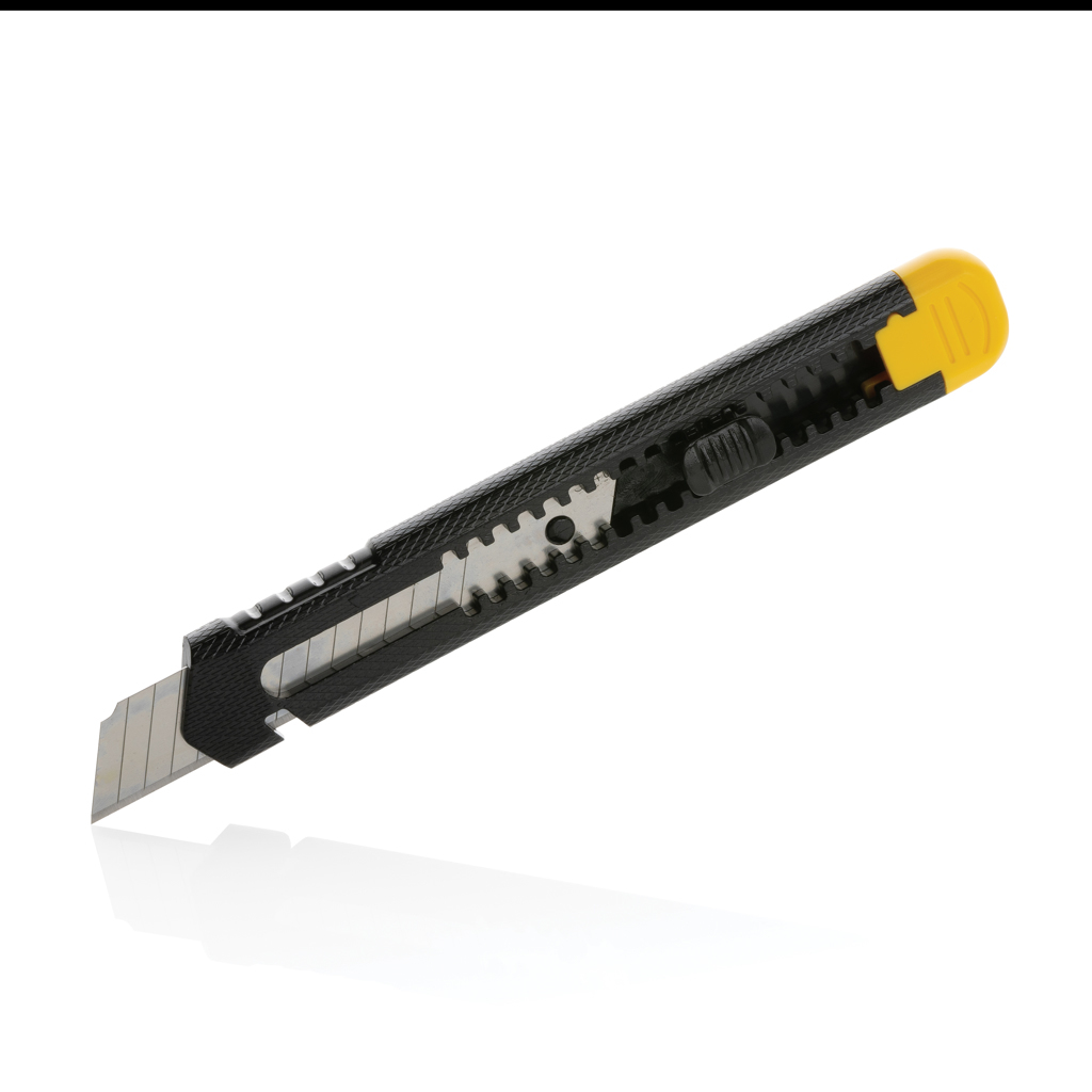 bb trading werbeartikel ag - Cardboard knife made from recycled plastic SK4 steel blades refillable