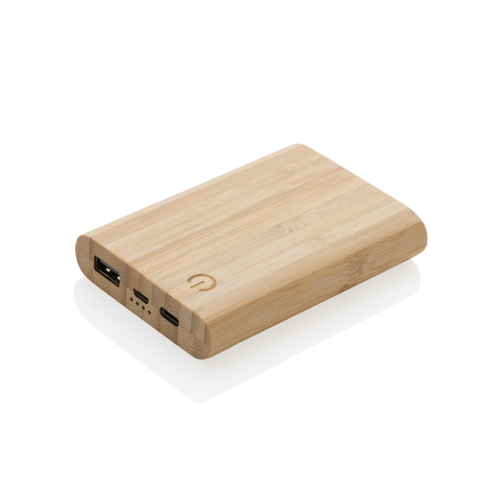 bb trading werbeartikel ag - USB Powerbank aus FSC-Bambus 5'000 mAh