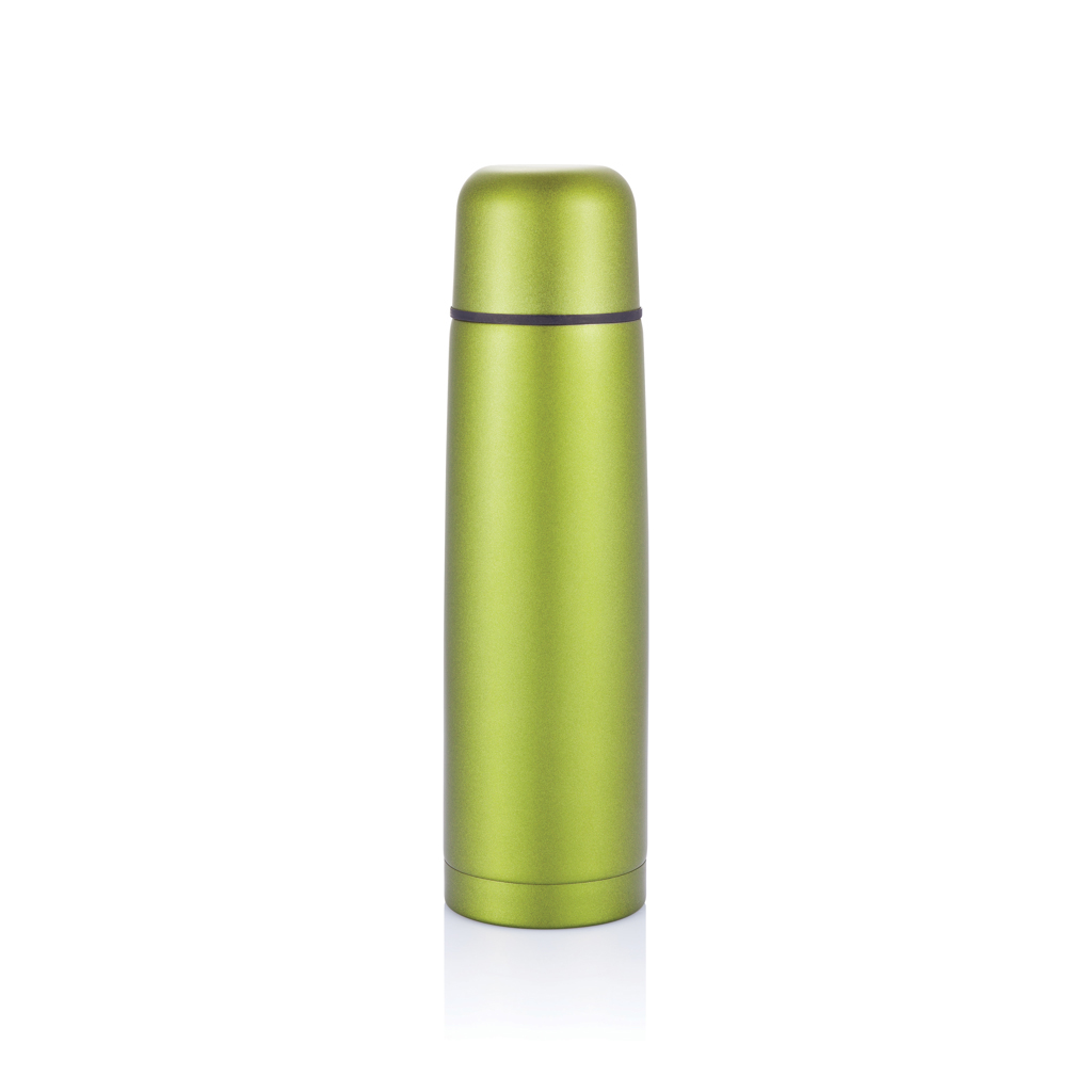 bb trading werbeartikel ag - Bouteille isolante en acier inoxydable/PP 0,5 l avec couvercle de gobelet