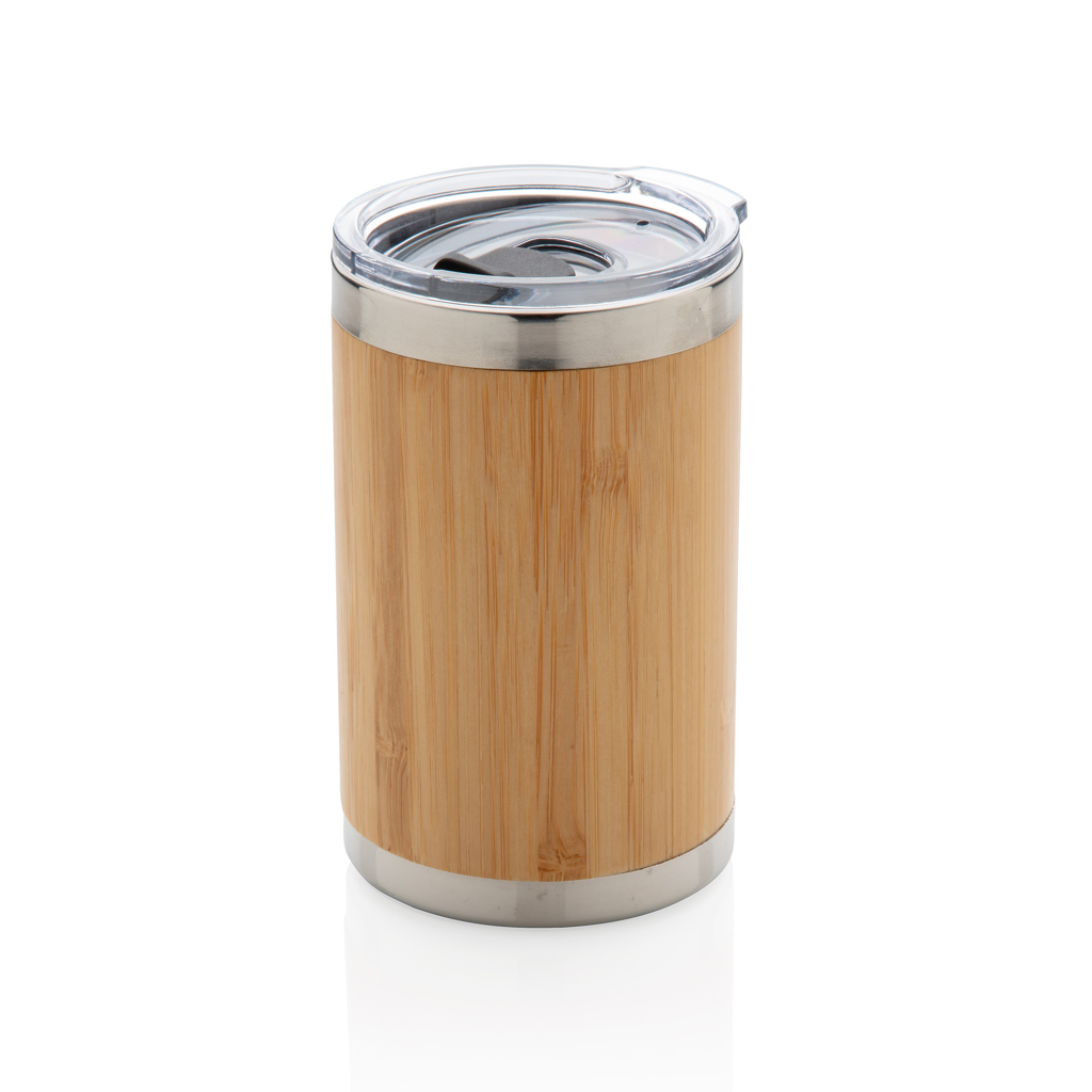 bb trading werbeartikel ag - Gobelet isolant en bambou/acier inoxydable 270 ml