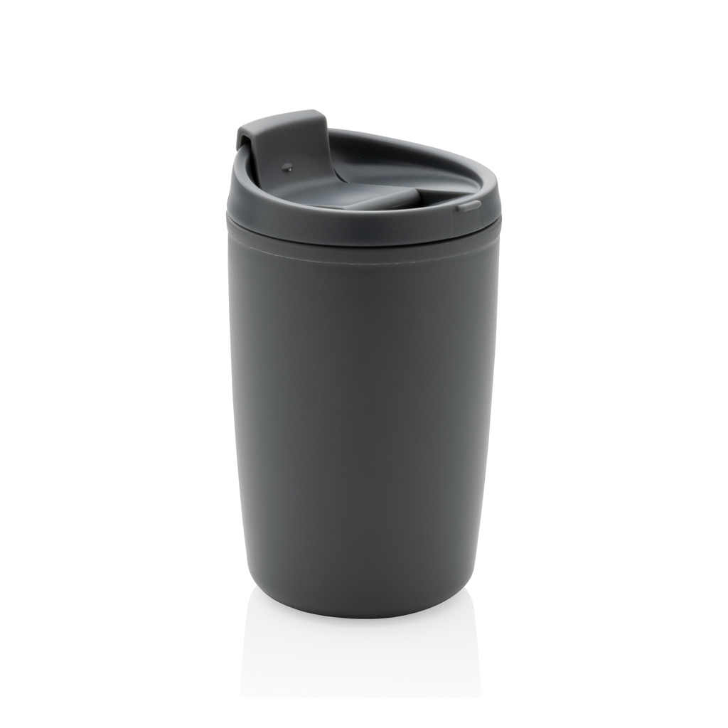 bb trading werbeartikel ag - Trinkbecher aus recyceltem Kunststoff 300 ml mit Flip-Deckel