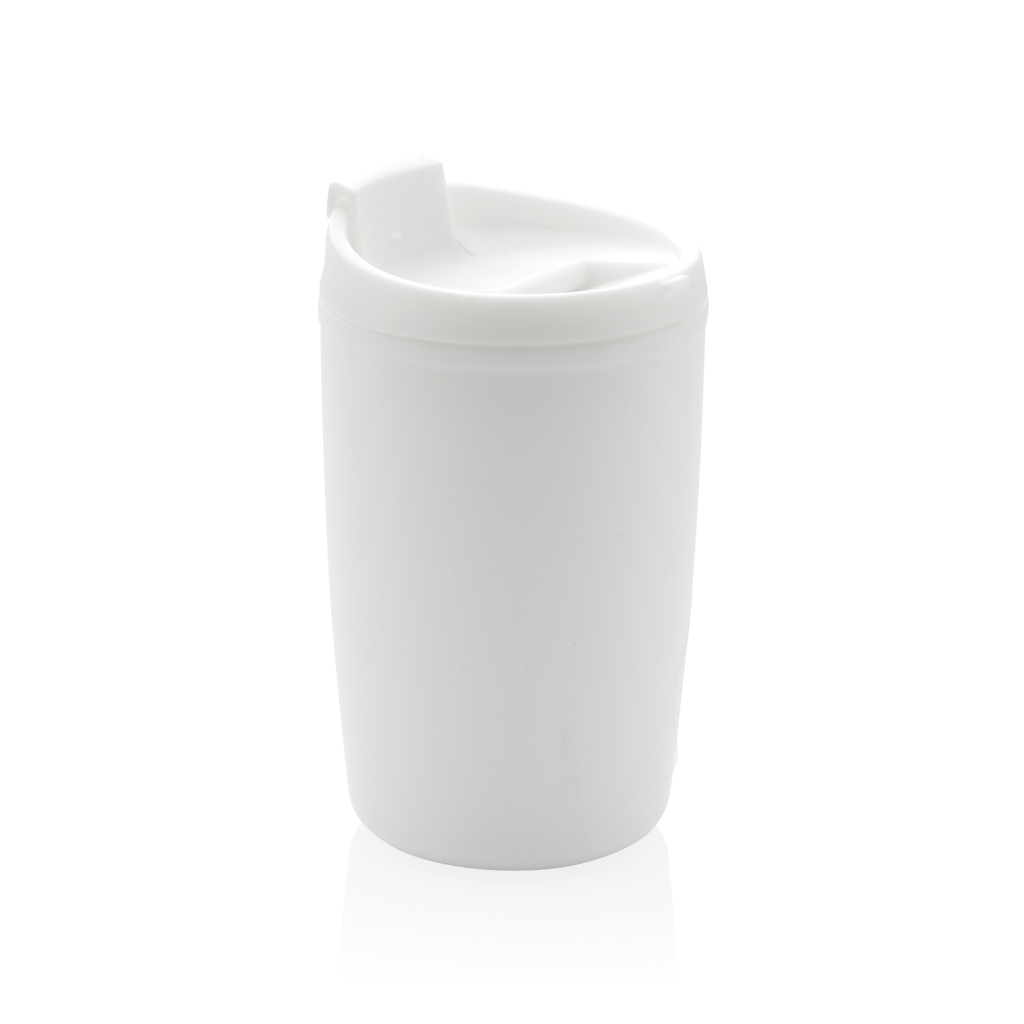 bb trading werbeartikel ag - Trinkbecher aus recyceltem Kunststoff 300 ml mit Flip-Deckel
