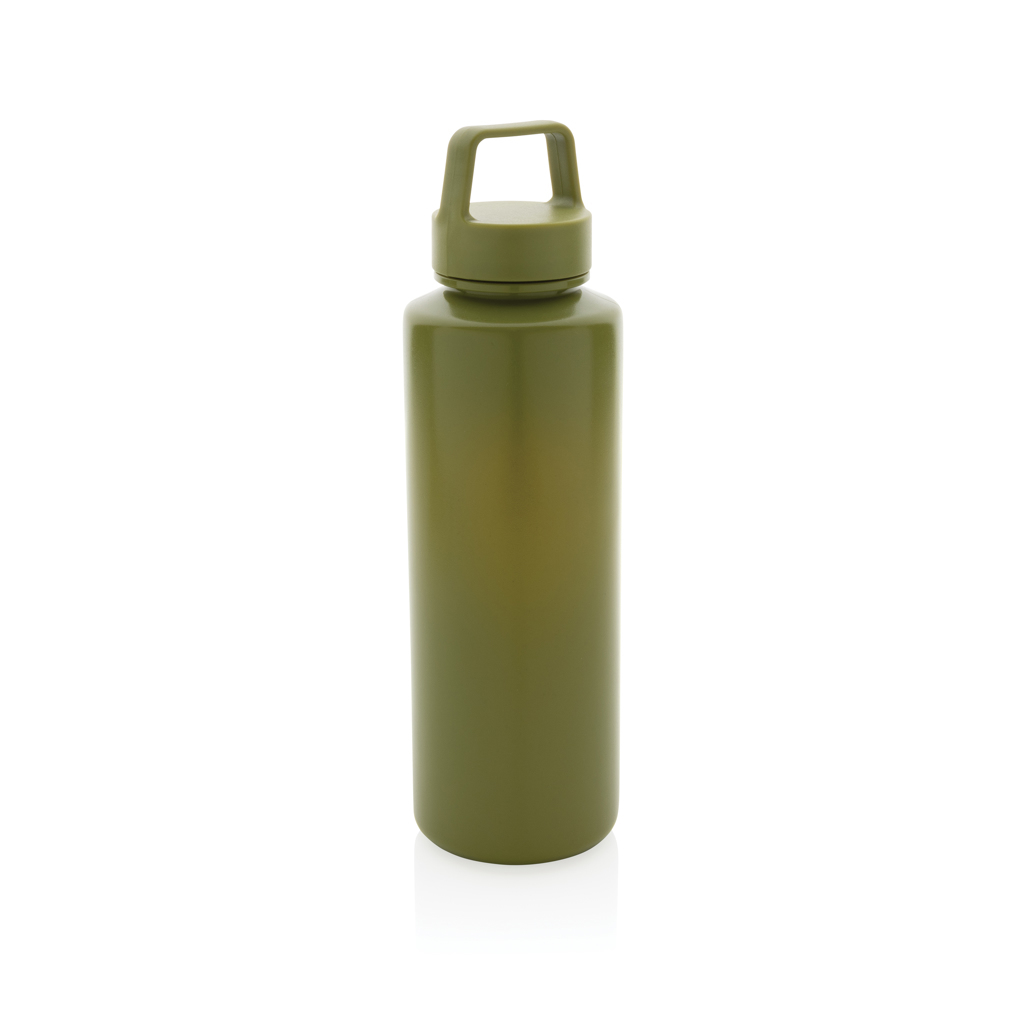 bb trading werbeartikel ag - Trinkflasche aus recycetlem Kunststoff und Silikon 0,5 l