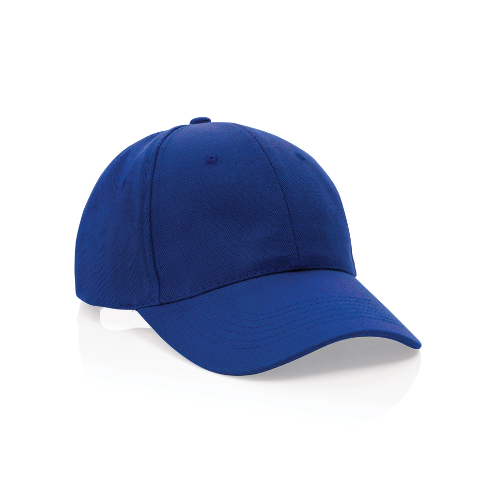 bb trading werbeartikel ag - Baseball cap made from recycled cotton 280 g/m² 6 panels with metal buckle