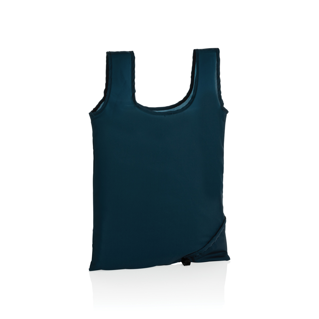 bb trading werbeartikel ag - Faltbare Einkaufstasche  aus recyceltem PET 190T 38 x 41,5 cm mit Kordelzug