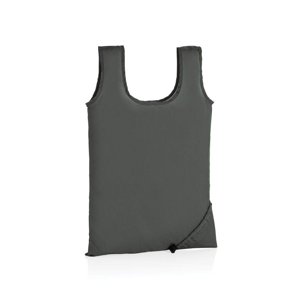 bb trading werbeartikel ag - Faltbare Einkaufstasche  aus recyceltem PET 190T 38 x 41,5 cm mit Kordelzug