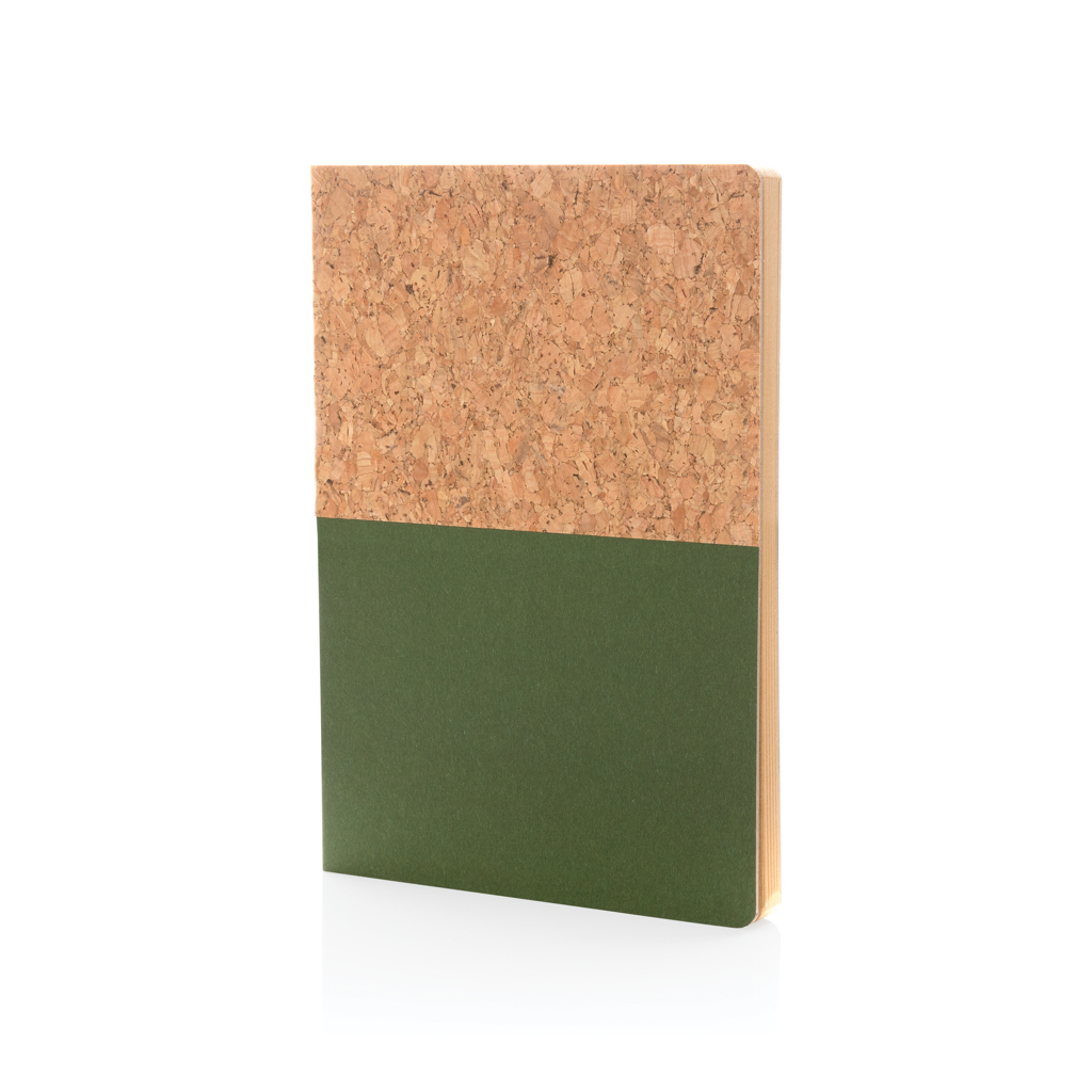bb trading werbeartikel ag - Notizbuch A5 Hardcover aus Kork und Kraftpapier 160 Seiten liniert