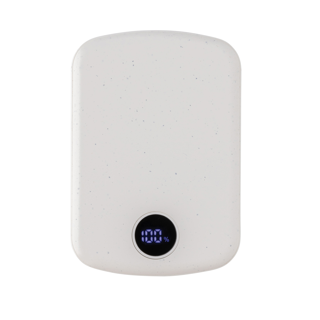 bb trading werbeartikel ag - Banque d'alimentation sans fil MagSafe en plastique recyclé 5'000 mAh