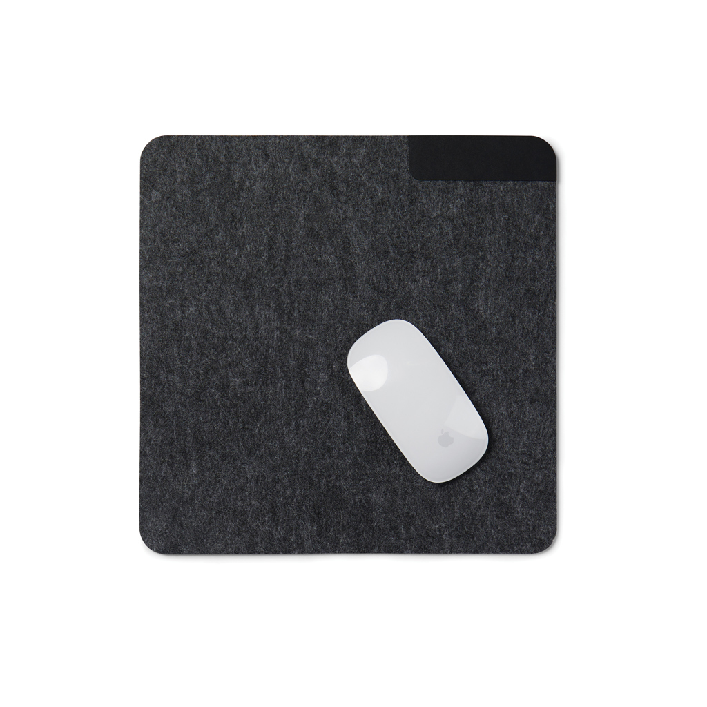 bb trading werbeartikel ag - Vinga mouse mat made from recycled felt 28 x 28 cm non-slip underside