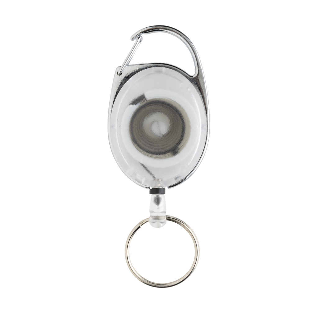 bb trading werbeartikel ag - Mousqueton avec tirette et cordon de 60 cm