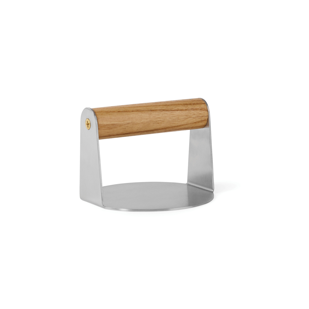 bb trading werbeartikel ag - Vinga Smash Burgerpresse aus Edelstahl und FSC-Holz