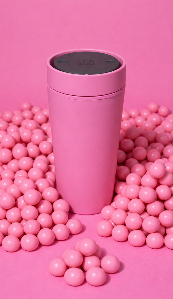 Circular Cups avec logo – marquage durable