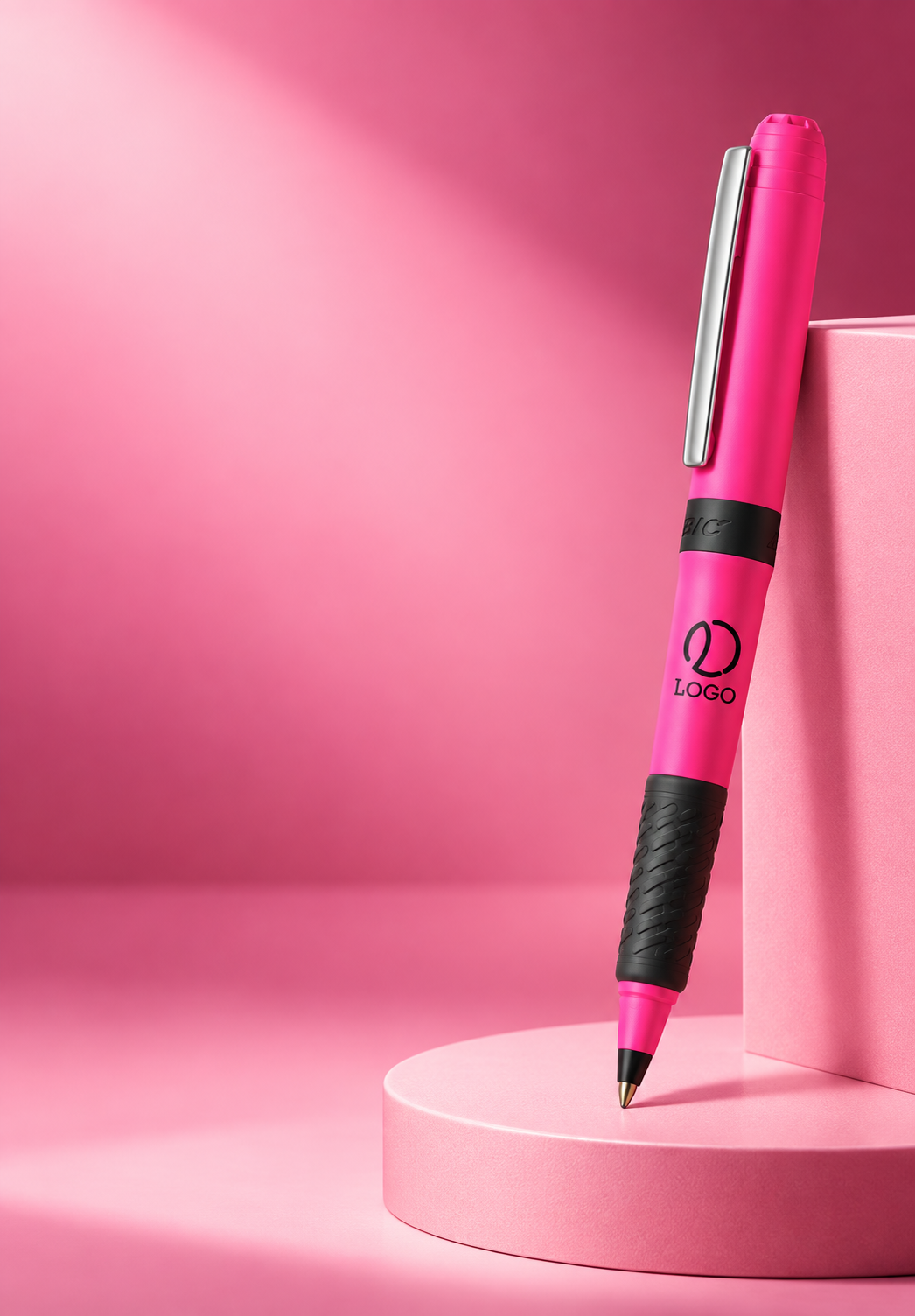 Stylos BIC avec logo personnalisé comme instruments d’écriture personnalisés et cadeaux promotionnels de qualité.