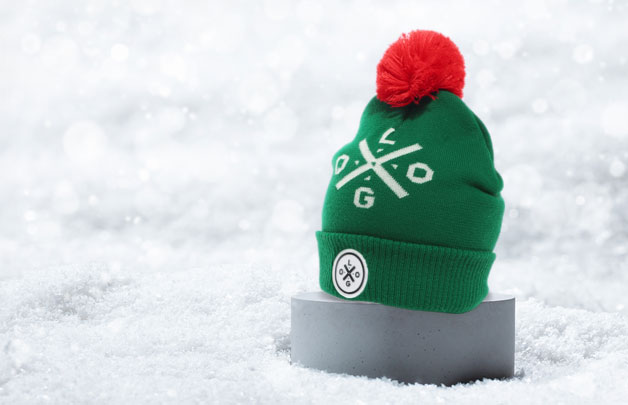 Verschiedene Beanies mit Branding, ideal für Herbst und Winter