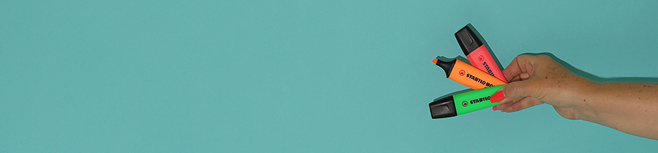 Stabilo Textmarker mit Logo bb trading