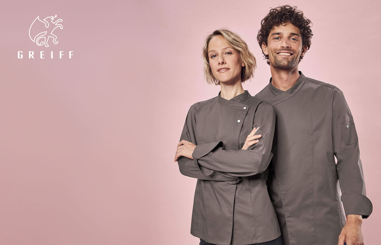 GREIFF Aktion mit 20 Prozent Rabatt auf Bekleidung für Gastronomie, Hotellerie und Reception. Hochwertige Berufsbekleidung für Service, Küche und Empfang.
